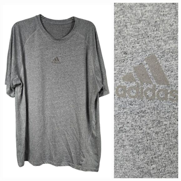 ADIDAS Men's 2XL Climalite Active Training Tee Athletic Logo Exercise Shirt Top - Picture 1 of 6